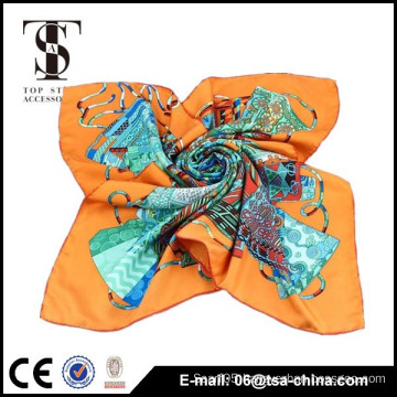 Wholesale digital silk scarf printing fashion silk shawl scarf